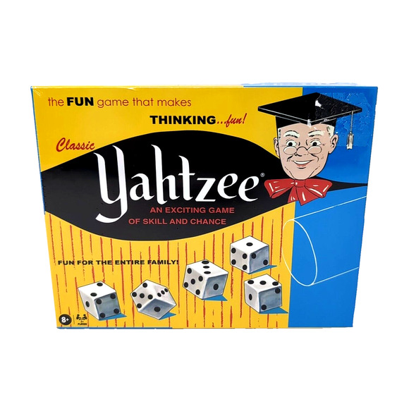 Yahtzee Classic Exciting Dice Game Of Skill and Chance New Sealed Retro - Picture 2 of 3